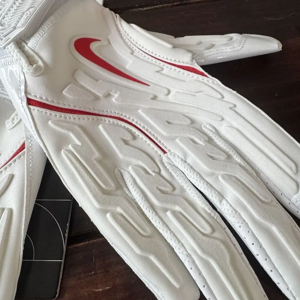 Nike Superbad 7.0 NFL Player Issue KC Chiefs Football Gloves